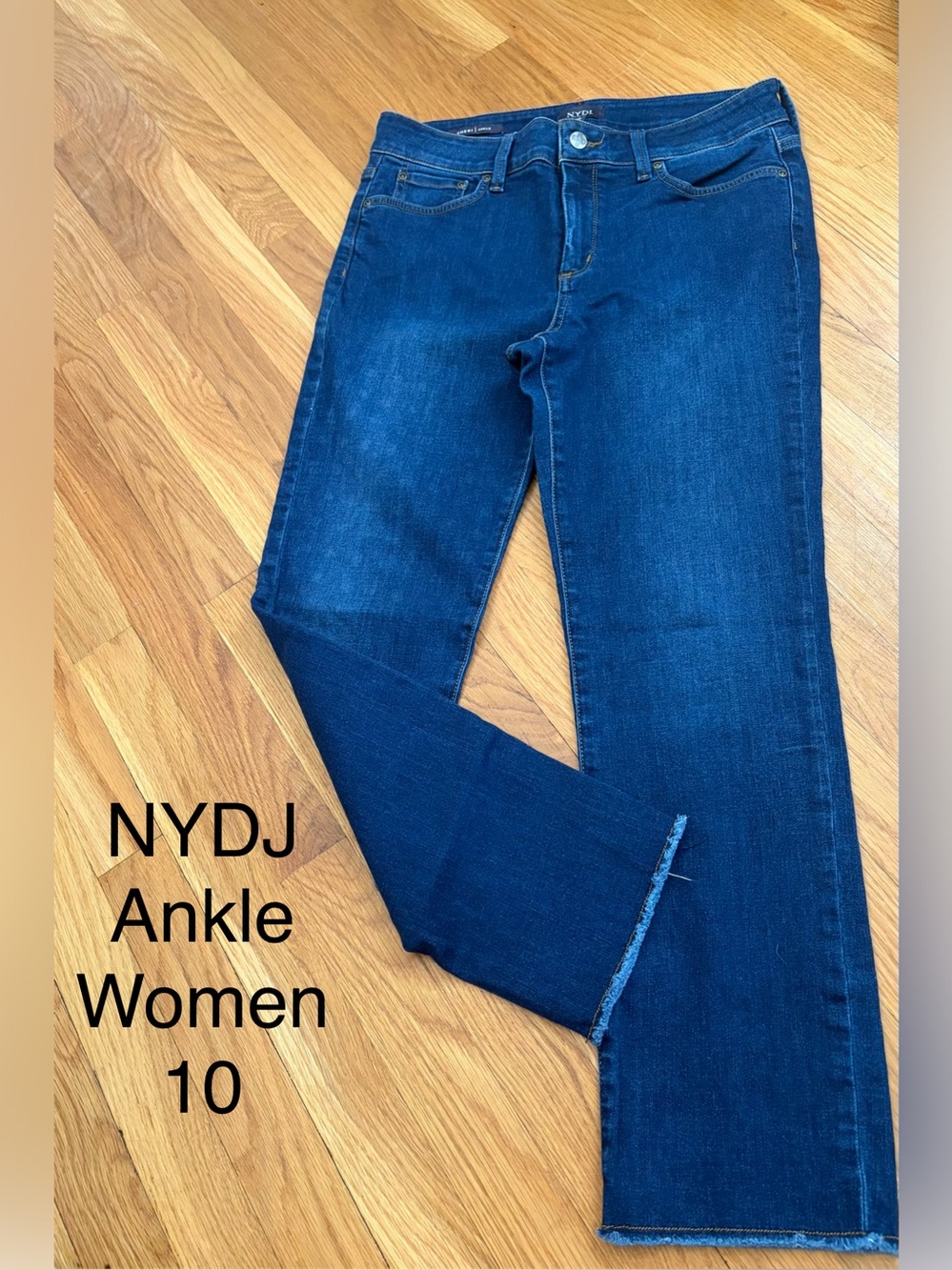 NYDJ Dark Blue Ankle Crop Jeans